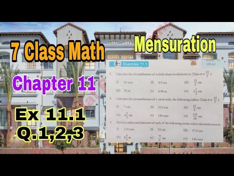 Class 7 Math Chapter 11 Exercise 11.1 | Q.1,2,3 | Mensuration |SNC|NBF|math 7|ilmi darasgah