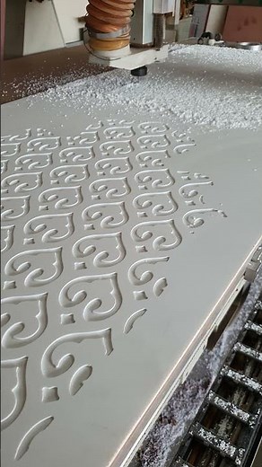 Cnc corian solid surface sheet Engraving