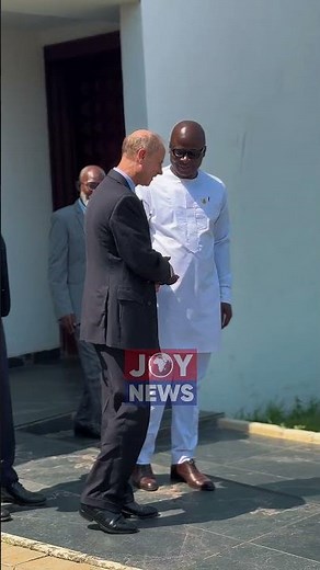 Prince Edward, Duke of Edinburgh, departs Kwame Nkrumah Memorial Park after historic visit. #JoyNews