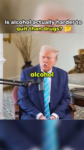 Is Alcohol Harder To Quit Than Drugs? 🤔 #shorts