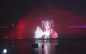 [Hot Item] RGB Laser Decorative Outdoor Projection Water Screen Movie Fountain