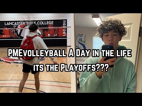 PMEvolleyball A Day in the Life | MY FIRST VOLLEYBALL PLAYOFF MATCH