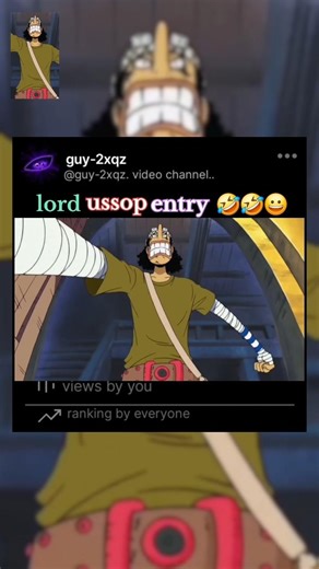 ENTRY OF LORD USSOP...#anime #ussop #onepiece #zoro #Nami #luffy #animeworld #animeedit #shortfeed