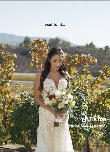 honestly think this was my grandfather popping by to say hi tbh 🥹🫶🏼 #bride #bridaltok #bridemoment #bridalportraits #trending #tiktok #fyp #foryou #vinyardwedding #spirits #spirittok #fallwedding
