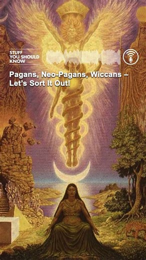 Paganism was the set of original ancient religions around the world. They all had plenty of gods, loved nature, sometimes sacrificed things, and so on. Then the Big Three religions came along and took over. But today paganism has come roaring back! | Stuff You Should Know