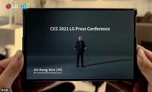 LG shows-off foldable phone alternative, the Rollable at CES 2021