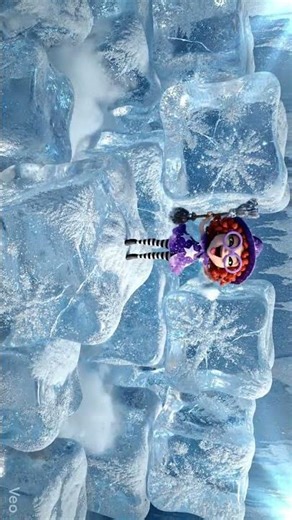 Mini Witch Trapped in Ice Cubes 🧊 | Sassy CGI Short #shorts