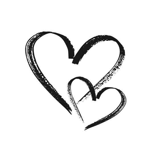 Black Heart Clipart –transparent PNG – Love Clipart for Scrapbook, Planner Stickers & DIY Crafts - Etsy