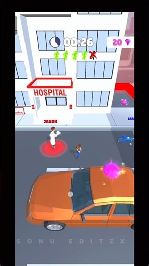 Hospital Escaper Game 😱 Can He Escape Before Midnight? #shorts