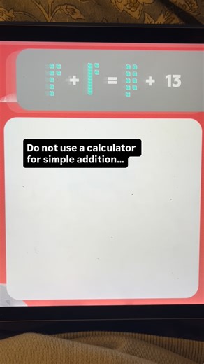 Funexpected Math on Instagram: "What actually makes addition feel easy over time is when children start using strategies. One of our favorites is something we call compensation (even if we don’t use that word with kids). It’s when a child slightly changes the numbers to make the problem friendlier — while keeping the total the same. For example: 7 + 12 can become 9 + 10 Same total. Much easier thinking. And that’s exactly what’s happening in this task: 7 + 12 is the same as 9 plus what? 👉 The a