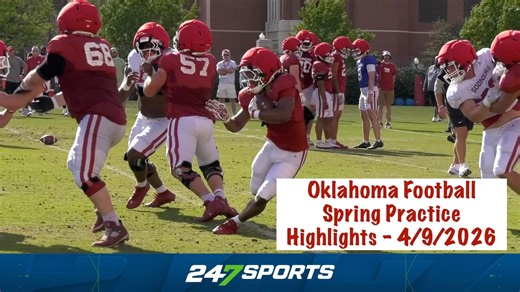 Oklahoma Football Spring Practice Highlights - 4/9/2026 Stream of General Videos