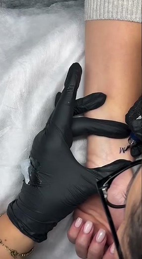 Delicate Mini Tattoo 🌸 | Fine Line Tattoo by PMU Artist Myriam Shelby