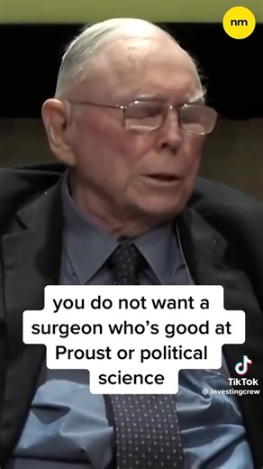 😱 Charlie Munger’s Opinion about Specialization! 😱 Charlie Munger believed that specialization is necessary for most people to earn a living, but dangerous if it dominates how they think. He argued that you should become highly competent in one field to be useful, while simultaneously training your mind across many disciplines. Munger advocated for building a latticework of mental models drawn from many fields—economics, psychology, mathematics, biology, physics, history, and engineering. He b