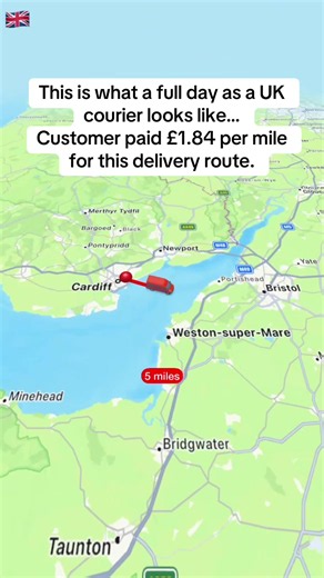 Could you do this???#courier #route #deliverydriver #pallet #cardiff