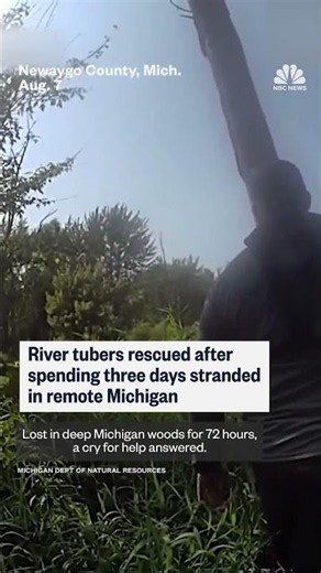 Michigan tubers rescued after being stranded for three days