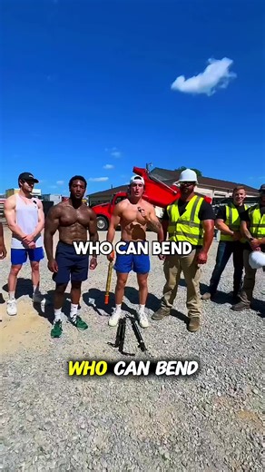 Who Is Stronger Construction Workers Or Bodybuilders #jessejames #strong #challange #bodybuilder #viral