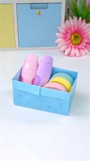 DIY Caja de Papel Organizadora 💖 Manualidades con Papel Fáciles ASMR