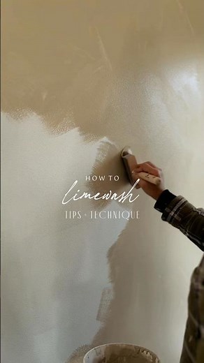 Limewash Tips & Technique- Step by step ✨