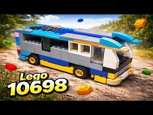 LEGO Classic 10698: THIS LEGO CAMPER VAN IS LIVABLE INSIDE! 😱🚐 | Step-by-Step Building