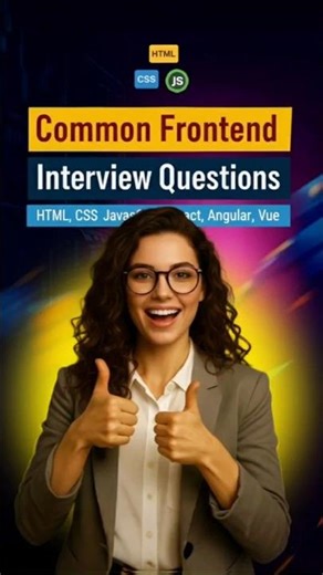😲 Common Frontend Interview Questions | Crack Your Next Tech Job 🔥 #shorts