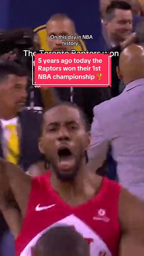 On June 13, 2019, the Toronto Raptors won their first NBA Title in Franchise history 🏆