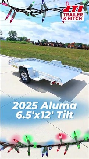 Aluminum 12' tilt utility #trailer by Aluma
