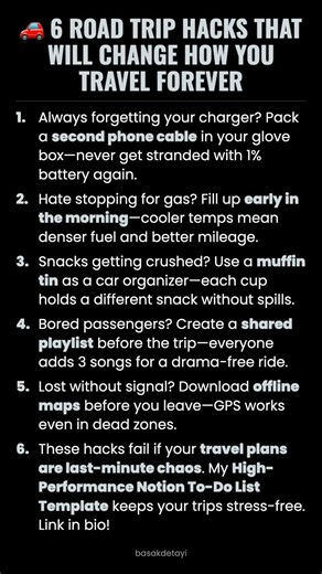 🚗 6 Road Trip Hacks That Will Change How You Travel Forever #ad (Verify Info)