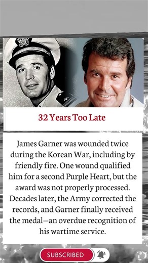 James Garner Finally Received His Second Purple Heart 🇺🇸