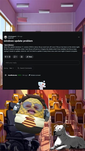 Tech Support:Day 11- Windows Update Problem #fyp #tech #advice