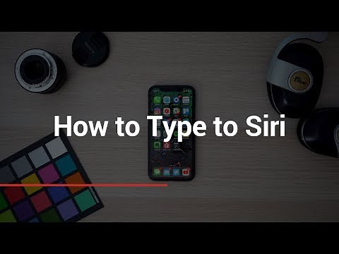 How to Type to Siri