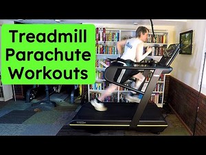 Parachute Workouts on a Treadmill! Demonstration of the Skillrun's Most Unique Feature