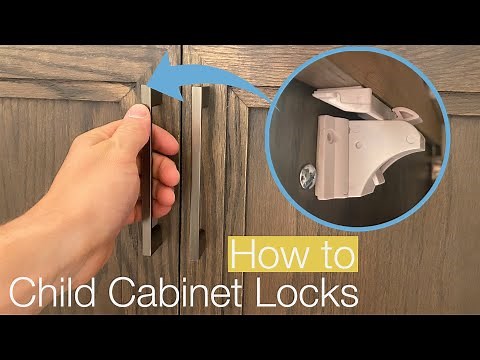 How to Install Magnetic Cabinet Locks | Baby Proofing Magnetic Cabinet Locks