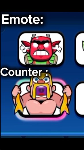 Emotes Vs Funniest Counter 🔥🤣🤯 #clashroyale #shorts