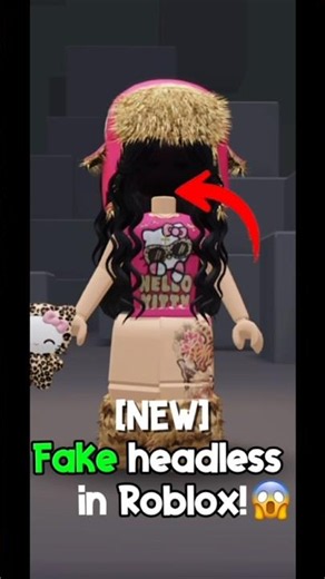 [NEW] Fake headless in Roblox Tutorial 2026! #headless #roblox
