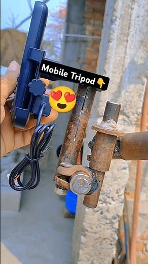 Diy: Mobile Tripod Stand🥰 #mobilestand #tripod #gym