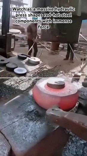 The Power of Industrial Forging #IndustrialForging #HeavyMachinery #MetalManufacturing #ForgingPress