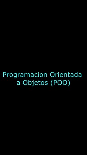 Programación Orientada a Objetos #programacion #programming #programacionorientadaaobjetos #programaciondesde0 #programacionfacil