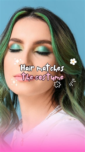 Temporary Halloween Hair Color #jimngloria #amazonfinds #halloween #usa #diy #HalloweenHair #Hair