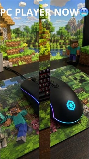 "I FINALLY SWITCHED TO PC 😭🔥” #minecraft
