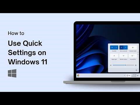 How to Use Quick Settings on Windows 11
