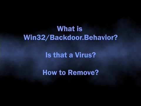 Win32/Backdoor.Behavior (Hitman Pro) Detection Explained & Removal Guide