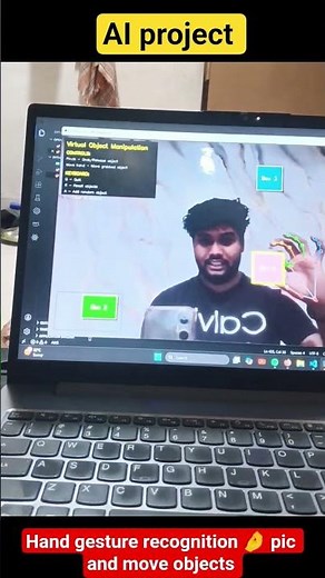 Virtual Object Manipulation System ll pick up and move objects using hand gestures. AI project