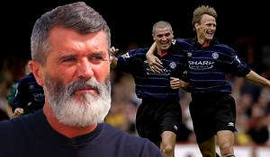 'He got me by the tie' - Teddy Sheringham recalls fight with Roy Keane