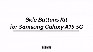 Power Volume Button Replacement for Samsung Galaxy A15 5G Power On Off Switch Volume Button Replacement Side Key Button Repair SM-A156U SM-A156U1 SM-A156U1 DS Black