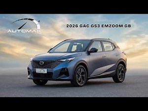 2026 GAC GS3 Emzoom GB 1.5T | Graphene Grey | 174HP | Fast Walkaround 🔥