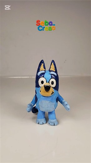 Bluey in Clay! 💙 Amazing Transformation + Cute Ending 🐶