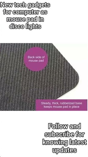 #new tech gadgets for computer as mouse pad #