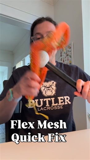 Coach Rachel- Crossroads Lacrosse | Quick Flex Mesh Fix! Feeling like your pocket is too low? Are you always trying to tighten it after it goes illegal? Try this out… :) | Instagram