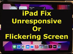 iPad Screen Unresponsive Problem, How To Fix Flickering LCD Screen #ipad #screen