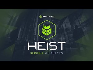 Introducing HTB Season 6: Heist | Hack The Box